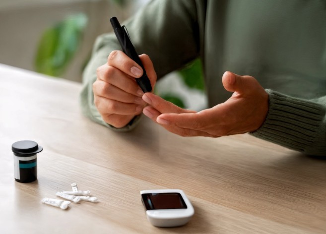 Persona caminando al aire libre como parte de su cuidado de salud